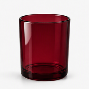 Stoples Lilin Kaca 10oz Warna Abu-abu Hitam Berwarna-warni dengan Tutup dan Kotak Kemasan untuk Dekorasi Rumah - Product Image 4