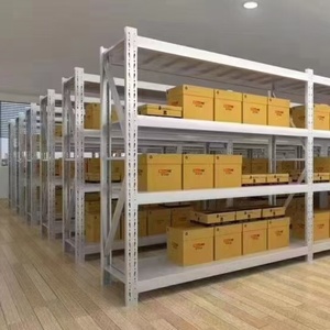 Estante de Armazenamento de Aço com Design Moderno, Prateleiras Industriais Duráveis, Impermeáveis e Ecológicas para Armazenamento em Armazéns - Product Image 1