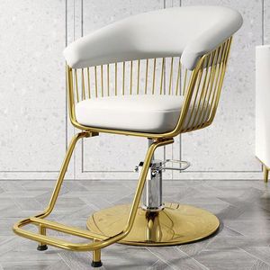 Chaise de <span class=keywords><strong>coiffeur</strong></span> accoudoir beige Guangzhou chaise de salon de coiffure réglable chaise de salon de beauté - Product Image 3