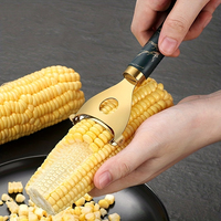 Nouvelle raboteuse à maïs en acier inoxydable 2/1 pièces, batteuse à maïs manuelle, éplucheuse à grains de maïs, séparateur de maïs, gadgets de cuisine.