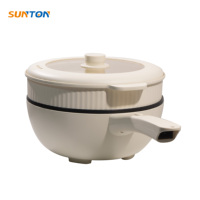 SUNTON pratique hôtel électroménager 4-6l antiadhésif polyvalent intelligent cuisinière électrique hot pot