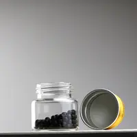 Klarer Lebensmittel behälter Kleine Mini-Borosilikatglas-Reagenzglas-Flaschen fläschchen mit Verschluss zur Aufbewahrung von Süßigkeiten