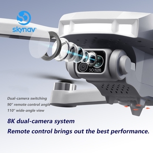 Nuovo Quadricottero E8 <span class=keywords><strong>Pro</strong></span> 2025 con WIFI FPV, Fotocamera HD 4K 1080P Grandangolare, Mantenimento dell'Altitudine, RC Pieghevole - Product Image 4