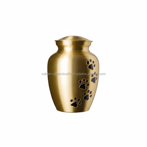 โกศทองเหลืองสำหรับแมวและสุนัขโกศที่ระลึกสำหรับงานศพแมวและสุนัขโกศขายส่ง - Product Image 1