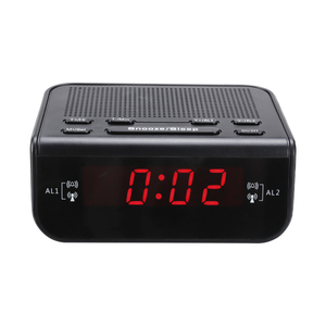 Orologio da tavolo con sveglia elettronica digitale da tavolo con radio FM multifunzionale a LED - Product Image 1