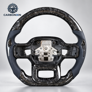 Volant de voiture chauffant en fibre de carbone pour Ford F150 F250 Raptor Ranger Everest 2015 2016 2017 2018 2019 2020 2021 2022 2023 - Product Image 1
