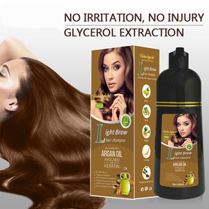 Fabbrica OEM ODM <span class=keywords><strong>castano</strong></span> <span class=keywords><strong>chiaro</strong></span> istantaneo tinture per <span class=keywords><strong>capelli</strong></span> crema Semi-permanente veloce colorante Shampoo per cambiare il <span class=keywords><strong>colore</strong></span> dei <span class=keywords><strong>capelli</strong></span> - Product Image 3