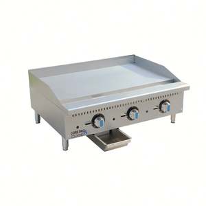 Plancha de Gas Comercial de 36 Pulgadas con Termostato, 84000 BTU, Superficie Plana, Equipo de Cocina de Encimera a Gas Natural y Propano - Product Image 2