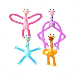 Juguete Sensorial Personalizado - Jirafa con Ventosa Luminosa y Elástica - Juguete Educativo Interactivo para Aliviar el Estrés para Bebés y Niños Pequeños - Product Image 4
