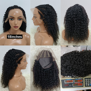 Perruques frontales en dentelle 13x4 Letsfly Hair personnalisées, tresses bouclées crépues, pré-épilées, cheveux naturels, 18-32 pouces, vente en gros de cheveux humains - Product Image 2