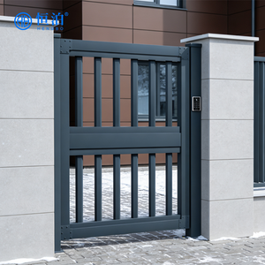 Portail de marche en aluminium de haute qualité au design moderne pour les résidences privées, jardin latéral, passage piétonnier - Product Image 5