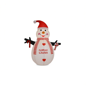 Inflatable <b>Snowman</b> 8 Ft With Led <b>Lights</b> <b>Outdoor</b> Holiday Yard Decoration - Product Image 1