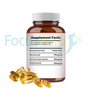 FocusHerb Venta caliente Nervonic Ácido Perilla Cápsulas de aceite de semilla - Product Image 2