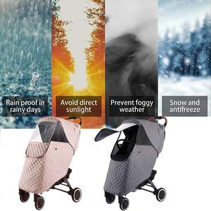 Cubierta Universal para Cochecito de Bebé, Protector contra la Lluvia, Cubierta para Portabebés, Protector contra el Viento, Impermeable para Cochecito de Bebé, Abrigo de <span class=keywords><strong>Invierno</strong></span> - Product Image 2