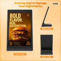 MWE US Stock Livraison Gratuite Écran Tactile Numérique Android HD 10,1 Pouces pour Affichage de Table, Kiosque WiFi/USB pour le Commerce de Détail