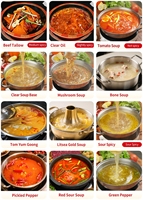 Hot Pot Base Chongqing Flavor High Quality Food Seas Hotpot Instant Mala Soup Base