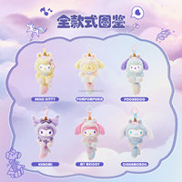 Mini Caja Sorpresa de Colección MINISO Sanrio: Serie Unicornio de Ensueño - Set de Figuras Misteriosas