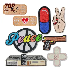 New Cartoon Embroidery Fabric Patch Series Embroidery Stickers Clothing Accessories Patch Stickers Embroidery