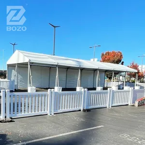 Guang Zhou Bozo muslimfor 400 posti telone in Pvc per tenda evento tenda da pavimento tenda bianca in vendita