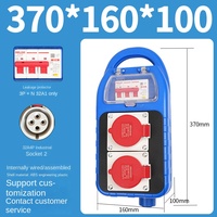 Boîtier électrique portable YMWS P Model Blue IP67 étanche 220V, nouvelle prise mobile pour énergie, petite boîte de distribution pour l'alimentation électrique