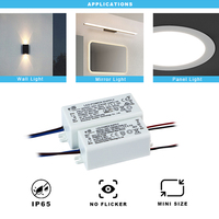 Controlador de Corriente Constante LED Aislado, Cumple con las Normas Estadounidenses, 4-24W, Aprobado por ETL y FCC, 130-700mA, para Iluminación Comercial Interior, Fabricante