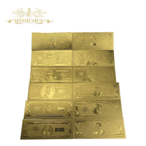 Billetes de Banco de Oro de América, Billetes de 1 a 1 Millón de Dólares, Chapados en Oro de 24K, para Colección - Product Image 1