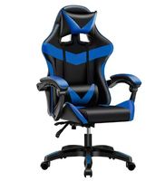 Chaise de jeu ergonomique pivotante inclinable en PU rouge et noir, idéale pour la maison et les salles de jeux – Vente en gros à prix réduit