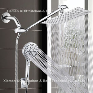 Krom batarya ve <span class=keywords><strong>Rainshower</strong></span> Combo 3 yollu su yön uzatma kolu ile yüksek basınçlı el duş - Product Image 2