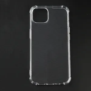 Klare Telefon hülle für iPhone 15 Pro Max 14 13 12 11 Stoß feste Silikon hüllen Transparente Abdeckung
