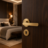 Poignée de porte en verre en acier inoxydable 304 sur mesure, type H, pour douche et salle de bain