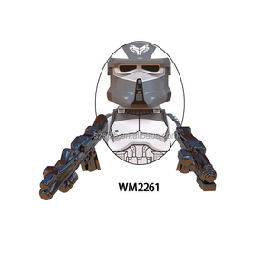 Hot bán SW Clone Trooper 501st không gian cuộc chiến tranh minifigs Sao hành động hình đồ chơi khối xây dựng đồ chơi cho trẻ em wm6128 - Product Image 4