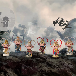 Bộ 6 Mô Hình Anime Nhựa Black <span class=keywords><strong>Myth</strong></span> Wukong Ngẫu Nhiên Trong Túi Bí Ẩn, Bộ Mô Hình Mini Anime, Mô Hình Sun Wukong - Product Image 2