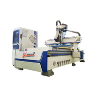 Machine de fraisage CNC à commande numérique ATC Smartech pour la fabrication de meubles, systèmes de contrôle NC Studio Mach3 Siemens Syntec, moteur servo, pompe