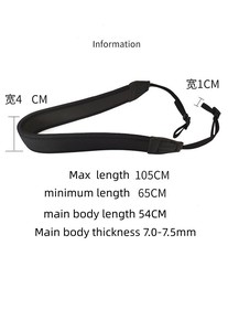 Dây đeo máy ảnh chất liệu neoprene nylon, bán chạy, có sẵn, dây đeo vai tùy chỉnh, dây đeo chéo, quà tặng cho máy ảnh Canon Sony DSLR SLR - Product Image 4