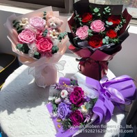 Untuk Buket Mawar Abadi Bestseller Lintas Negara, Hadiah Hari Valentine, Hari Ibu, Hadiah untuk Pacar, Bunga Awet