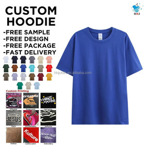 เสื้อยืดแขนสั้นทรงหลวมสำหรับผู้ชาย น้ำหนัก 230 กรัม ผ้าฝ้ายถัก 100% สีพื้น แห้งเร็ว ระบายอากาศได้ดี - Product Image 2