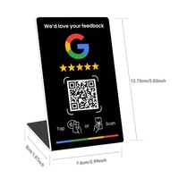 Carte de commentaires Google personnalisable avec code QR dynamique basé sur la proximité NFC pour les restaurants, avec puce Ntag215 et carte IC sans contact