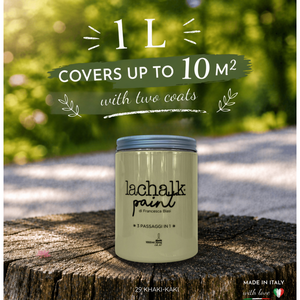 29 KHAKI 1lt LaChalk the evolution of <b>chalk</b> paint Where <b>chalk</b> meets resin: Hybrid <b>Chalk</b> Resin Paint made in Italy - Product Image 2