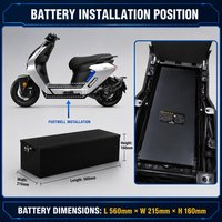 Powerful Liquid 72V 67Ah LiFePO4 Battery Pack Model Smart BMS A-Grade Cells 3000 Cycles for High Speed Electric Motorcycle