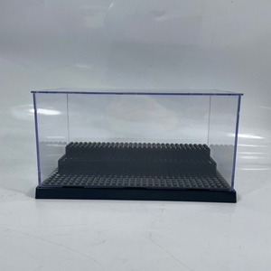 Hot Sale Custom Acrylic Eco Friendly <b>Model</b> Toy Hobby Display Box <b>Building</b> Blocks Mini Figures Animals Nature Theme for Home - Product Image 1