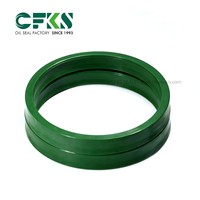 CFKS Öldichtung Maßgefertigte UR-Öldichtung 125*141*18 Hochdruck-Hydraulikstangendichtung Ersatz-PU-Dichtungsring