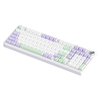 Clavier de jeu mécanique rétroéclairé K100 pour l'e-sport, personnalisable, sans fil, tri-mode, échangeable à chaud, disposition 98 %, utilisation au bureau