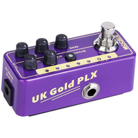 MOOER 019 UK Gold PLX Pedal de efectos de guitarra eléctrica pedales de efectos múltiples de guitarra Rock clásico