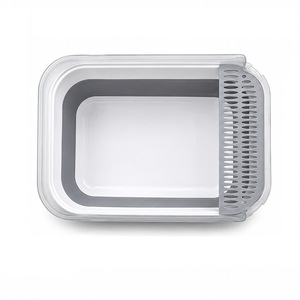 Caja de arena extra grande semicerrada y plegable para gatos, inodoro para gatos, suministros para mascotas, dropshipping - Product Image 5