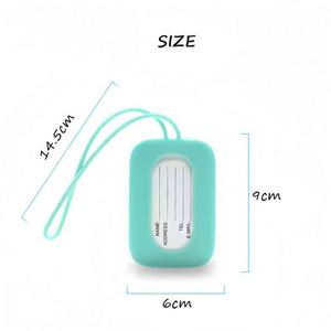 Etiqueta de Equipaje de Silicona Resistente |   Impresión de Logotipo Personalizado para Regalos Empresariales |   Pedido al por Mayor de Recuerdos para Clientes Corporativos - Product Image 5