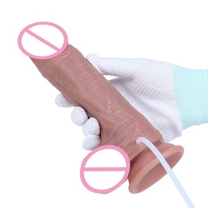 S8049-ZS Dual-Layer Silicone Squirting Dildo With Sex Holder Belt Realistic Slide Skin Stroker Sex <b>Toys</b> <b>for</b> <b>Man</b> Woman Sex Game - Product Image 5