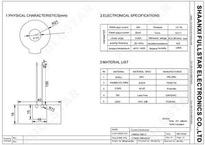 Transformateur de courant à phase nulle 50/60 Hz, rapport de 100 A à 5000 A, pour relais de défaut à terre, pour la détection de courant résiduel - Product Image 4