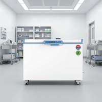 Réfrigérateur HARON 275L YC-275EW avec revêtement en acier inoxydable 2-8 ℃   pour laboratoire et hôpital