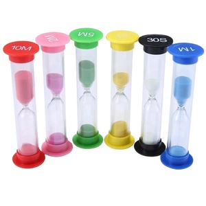 Sablier en plastique en gros, 30S, 1M, 2M, 3M, 5M, 10M, 6 couleurs assorties, jouet pour enfants, jeu de société, fournitures de bureau/école, modèle DI0012 - Product Image 4