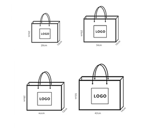 Elegante Bolsa de Papel de Arte Rosa Empolvado de 250 g/m² con Logotipo Personalizado, Código QR Impreso y Asa de Cinta, Bolsa de Compras para Joyería y Boutique - Product Image 6